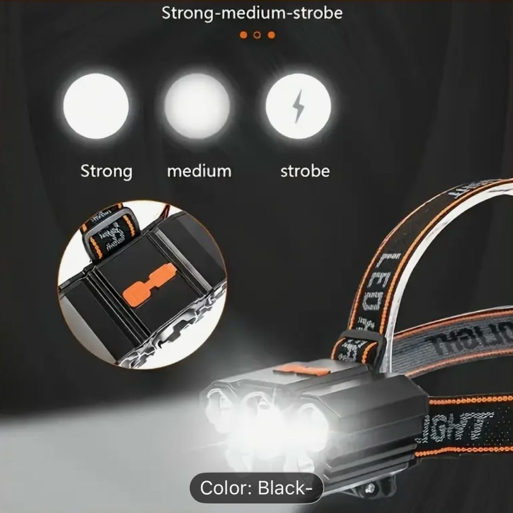 LED Headlamp with USB Charger Included - Picture 15 of 16